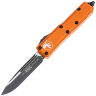 Нож Microtech UTX-85 S/E black сталь M390 рукоять Orange Aluminum (231-1OR)