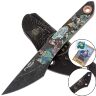 Нож N.C. Custom киридаши Остров Сокровищ LE blackwash сталь AUS-8