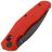 Нож Bestechman Ronan Black Titanized Stonewash сталь 14C28N рукоять Red G10 (BMK02J)