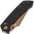 Нож Tenable Fenrir Crossbar Lock rose gold сталь Nitro-V рукоять Frag Black G10