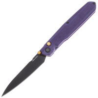 Нож Real Steel G5 Metamorph Button Lock black сталь 14C28N рукоять Purple G10 (7832P)