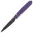 Нож Real Steel G5 Metamorph Button Lock black сталь 14C28N рукоять Purple G10 (7832P)