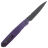 Нож Real Steel G5 Metamorph Button Lock black сталь 14C28N рукоять Purple G10 (7832P)