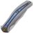 Нож We Knife Zonda beadblast сталь CPM-20CV рукоять Gray Ti/Flamed Ti/Twill CF (WE22016-2)