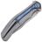 Нож We Knife Zonda beadblast сталь CPM-20CV рукоять Gray Ti/Flamed Ti/Twill CF (WE22016-2)