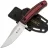 Нож Kizlyar Supreme Asket stonewash сталь N690 рукоять Black/Red G10
