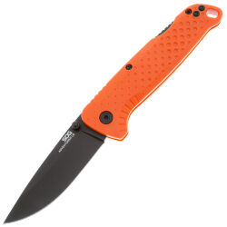 Нож SOG Adventurer LB TiNi сталь Cryo 5CR15MOV рукоять Orange GRN (13-11-02-43)
