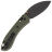 Нож Vosteed Mini Nightshade blackwash сталь 14C28N рукоять Green G10