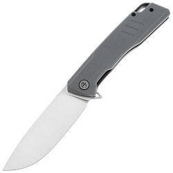 Нож Petrified Fish Loco satin сталь D2 рукоять Gray G10