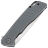 Нож Petrified Fish Loco satin сталь D2 рукоять Gray G10
