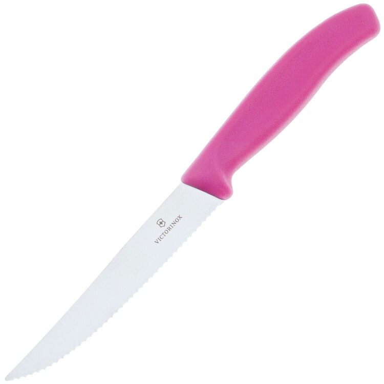 Нож кухонный Victorinox Pizzaknife для пиццы розовый (6.7936.12L5)