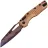 Нож Microtech MSI Ram-Lok сталь Purple Forge Coppermai Damascus рукоять Frag Copper
