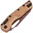Нож Microtech MSI Ram-Lok сталь Purple Forge Coppermai Damascus рукоять Frag Copper