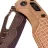 Нож Microtech MSI Ram-Lok сталь Purple Forge Coppermai Damascus рукоять Frag Copper