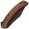 Нож We Knife Snick сталь CPM-20CV рукоять Black Ti/Cuibourtia Wood (WE19022F-3)