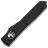 Нож Microtech Ultratech T/E black serrated сталь M390 рукоять Black Aluminium (123-3T)