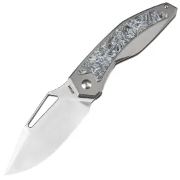 Нож Artisan Cutlery Fragarach сталь S90V рукоять Titanium/Polar Dark Matter FatCarbon Нож Artisan Cutlery Fragarach сталь S90V рукоять Titanium/Polar Dark Matter FatCarbon