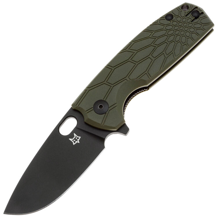 Нож FOX Core Vox Black сталь N690 рукоять Olive Drab FRN (FX-604 OD)