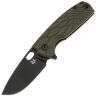 Нож FOX Core Vox Black сталь N690 рукоять Olive Drab FRN (FX-604 OD)