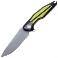 Нож Rike Knife Tulay сталь 154CM рукоять Black G10/Fluorescent Green