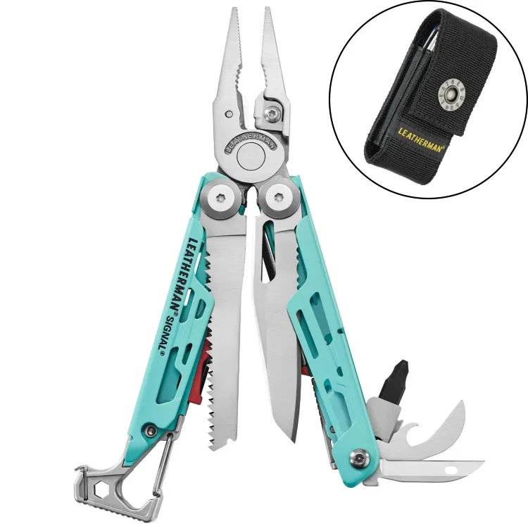 Мультитул Leatherman Signal Aqua/Silver