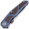 Нож Maxace Glede сталь M390 рукоять Blue Titanium/Red Carbon Fiber