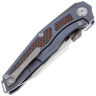 Нож Maxace Glede сталь M390 рукоять Blue Titanium/Red Carbon Fiber