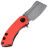 Нож Kansept Mini Korvid  сталь Damascus рукоять Red Aluminium