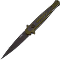 Нож Kershaw Launch 8 Black сталь CPM-154 рукоять Green Aluminium/CF (7150OLBLK)