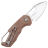 Нож MKM Isonzo Clip Point сталь M390 рукоять Natural Canvas Micarta (FX03M-3NC)
