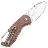 Нож MKM Isonzo Clip Point сталь M390 рукоять Natural Canvas Micarta (FX03M-3NC)