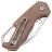 Нож MKM Isonzo Clip Point сталь M390 рукоять Natural Canvas Micarta (FX03M-3NC)