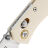 Нож SRM Medal stonewash сталь 10Cr15CoMoV рукоять White G10 (255L-GT)
