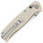 Нож SRM Medal stonewash сталь 10Cr15CoMoV рукоять White G10 (255L-GT)