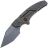 Нож WE Knife Typhoeus Stonewash сталь CPM-20CV рукоять Gray Titanium (WE21036B-2)