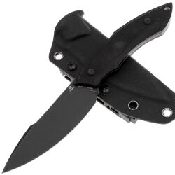 Нож Tenable Luccio blackwash сталь 14C28N рукоять Black G10