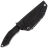 Нож Tenable Luccio blackwash сталь 14C28N рукоять Black G10