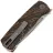 Нож Petrified Fish Beluga Mini сталь 14C28N рукоять Black/Orange Gmascus