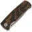 Нож Petrified Fish Beluga Mini сталь 14C28N рукоять Black/Orange Gmascus