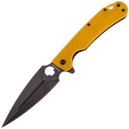 Нож Daggerr Arrow Flipper Scorpion MC сталь D2 рукоять Yellow G10