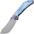 Нож Kansept Tipper сталь Damascus рукоять Lightning Strike Titanium