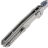 Нож Kunwu Chad stonewash сталь PM-60 рукоять Diamond Texture Gray Ti