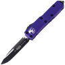 Нож Microtech UTX-85 S/E black сталь M390 рукоять Purple Aluminum (231-1PU)