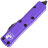 Нож Microtech UTX-85 S/E black сталь M390 рукоять Purple Aluminum (231-1PU)