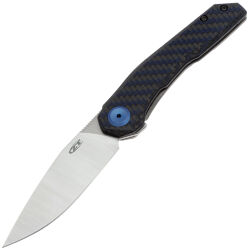 Нож ZT 0545BLUCF satin сталь MagnaCut рукоять Ti/Blue Carbon Fiber