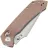 Нож Tenable Fenrir Crossbar Lock stonewash сталь Nitro-V рукоять Brown Micarta