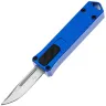 Нож Boker Plus USB OTF satin сталь D2 рукоять Blue Aluminium (01BO971)
