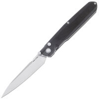 Нож Real Steel G5 Metamorph Button Lock satin сталь 14C28N рукоять Black G10 (7831B)
