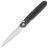 Нож Real Steel G5 Metamorph Button Lock satin сталь 14C28N рукоять Black G10 (7831B)