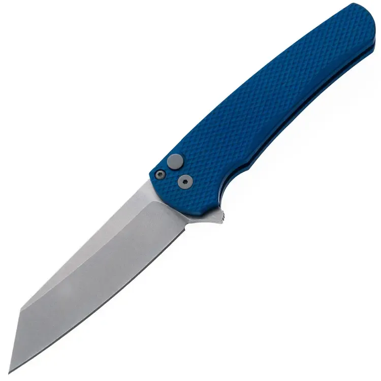 Нож Pro-Tech Malibu Reverse Tanto stonewash сталь MagnaCut рукоять Blue Aluminium (5405-Blue)